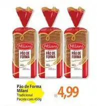 Atacadão Milani - pão de forma oferta