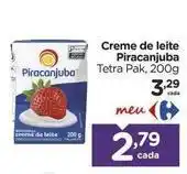 Carrefour Piracanjuba - creme de leite oferta