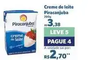 Sam's Club Piracanjuba - creme de leite oferta