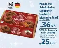 Sam's Club Lambertz - pão de mel schokoladen lebkuchen oferta