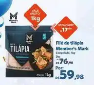 Sam's Club Vale - filé de tilápia oferta