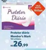 Sam's Club Vale - protetor diário oferta