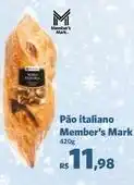 Sam's Club Member's mark - pão italiano oferta