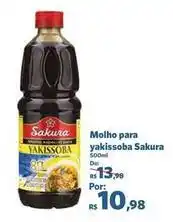 Sam's Club Sakura - molho para yakissoba oferta