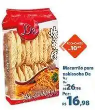 Sam's Club De - macarrão para yakissoba oferta