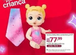 Lojas Americanas Baby - boneca baby sería loira g1477 oferta