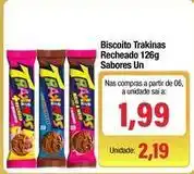 Spani Atacadista Saborosas - biscoito trakinas recheado oferta