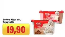Spani Atacadista Kibon - sorvete 1.5l sabores un oferta