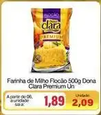 Spani Atacadista Premium - farinha de milho flocão 500g dona clara un oferta