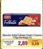 Spani Atacadista Adria - biscoito folhata cream cracker manteiga oferta