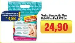 Spani Atacadista Leve - toalha umedecida muu bebe ultra pack c/5 un oferta