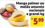 Mercado Extra Amarelo - manga palmer ou melão amarelo nacionals a granel oferta