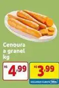 Mercado Extra A granel - cenoura oferta
