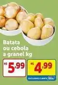 Mercado Extra A granel - batata ou cebola oferta