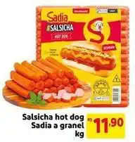 Mercado Extra Sadia - salsicha hot dog oferta