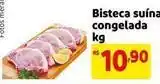 Mercado Extra Bisteca suína congelada oferta