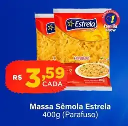 Super Show Massa Sêmola Estrela oferta