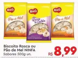 Komprao Atacadista Biscoito Rosca ou Pão de Mel NINFA oferta