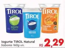 Komprao Atacadista logurte tirol natural oferta