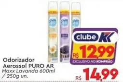Komprao Atacadista Odorizador Aerossol PURO AR Maxx Lavanda oferta