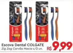 Komprao Atacadista Escova Dental COLGATE Zig Zag Carvão Macia oferta