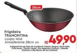 Komprao Atacadista Frigideira tramontina loreto wok antiaderente oferta