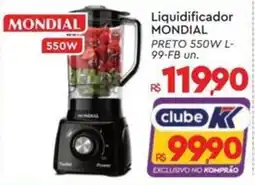 Komprao Atacadista Liquidificador mondial preto oferta