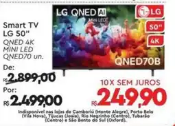 Komprao Atacadista Smart tv lg 50" qned 4k mini led qned70 un. oferta