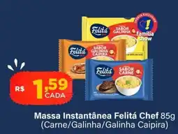 Super Show Massa instantânea felitá chef oferta