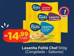 Super Show Lasanha felita chef oferta