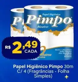 Super Show Papel Higiênico Pimpo oferta