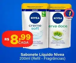 Super Show Sabonete Líquido Nivea oferta