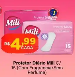 Super Show protetor diário mili c/ 15 oferta