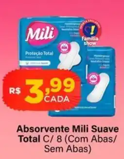 Super Show Absorvente mili suave total oferta