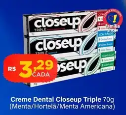 Super Show Creme Dental Closeup Triple oferta