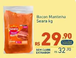 Extrabom Supermercados Bacon Mantinha Seara kg oferta