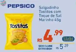 Extrabom Supermercados Salgadinho Tostitos com Toque de Sal Marinho oferta