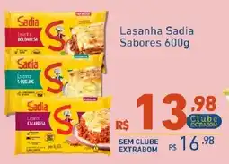 Extrabom Supermercados Lasanha Sadia Sabores oferta