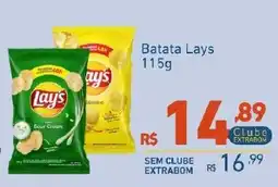 Extrabom Supermercados Batata lays oferta