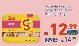 Extrabom Supermercados Coxa de frango congelado sadia oferta