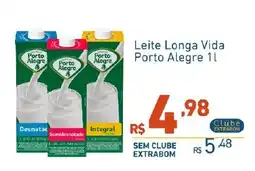Extrabom Supermercados Leite Longa Vida Porto Alegre 1l oferta