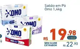 Extrabom Supermercados Sabão em Pó Omo 1,4kg oferta