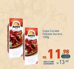 Extrabom Supermercados Copa curada fatiada aurora oferta