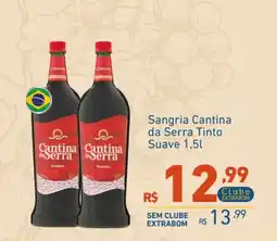 Extrabom Supermercados Sangria cantina da serra tinto suave oferta