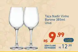 Extrabom Supermercados Taça Nadir Vinho Barone oferta