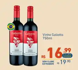 Extrabom Supermercados Vinho Galiotto oferta