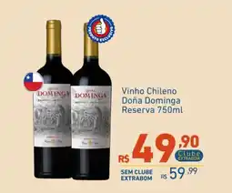 Extrabom Supermercados Vinho Chileno Doña Dominga Reserva oferta