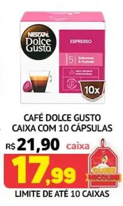 Super Nicolini Café dolce gusto caixa com 10 cápsulas oferta