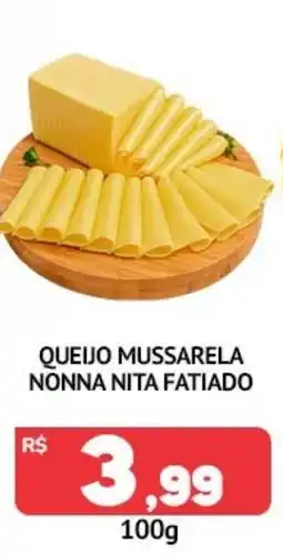 Super Nicolini queijo mussarela nonna nita fatiado oferta
