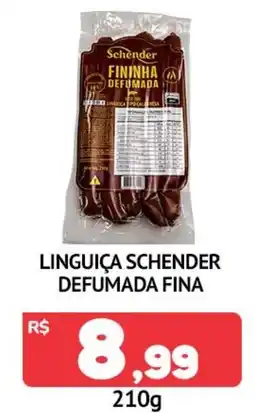 Super Nicolini Linguiça schender defumada fina oferta